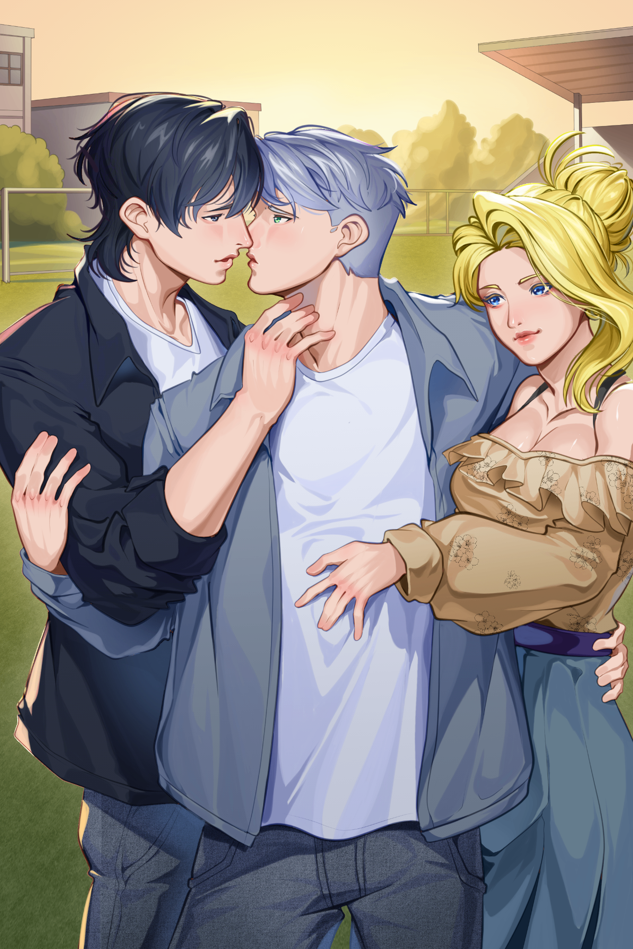 Nathaniel, Kaiden, and Freya — the trio